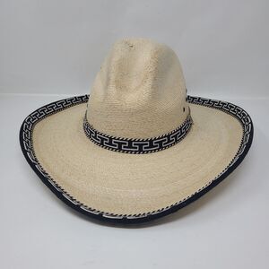 Bullhide Shooting Fever - (30X) Mexican Palm Straw Cowboy Hat Size XL 5" Brim